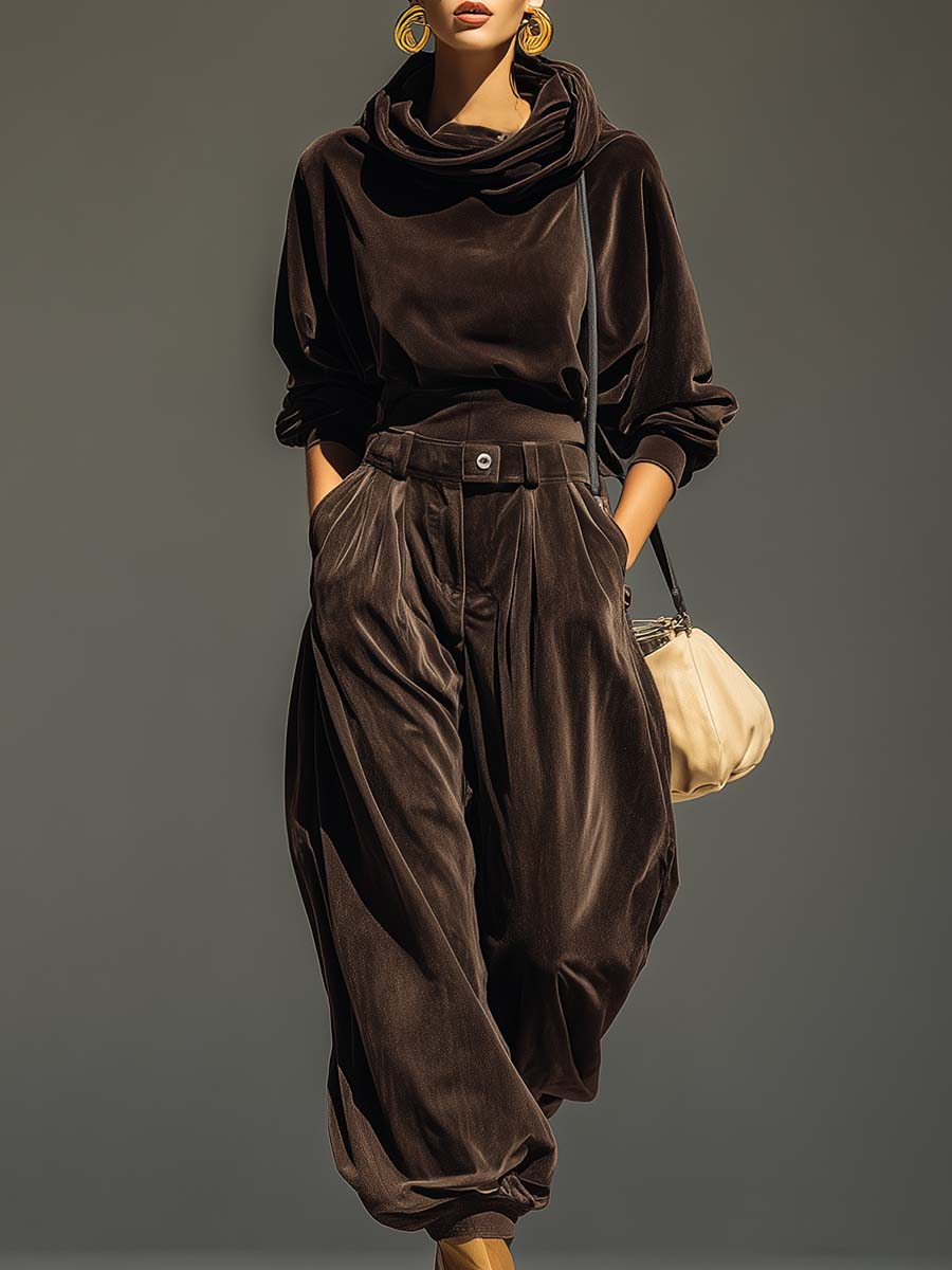 Alma – Conjunto de terciopelo vintage