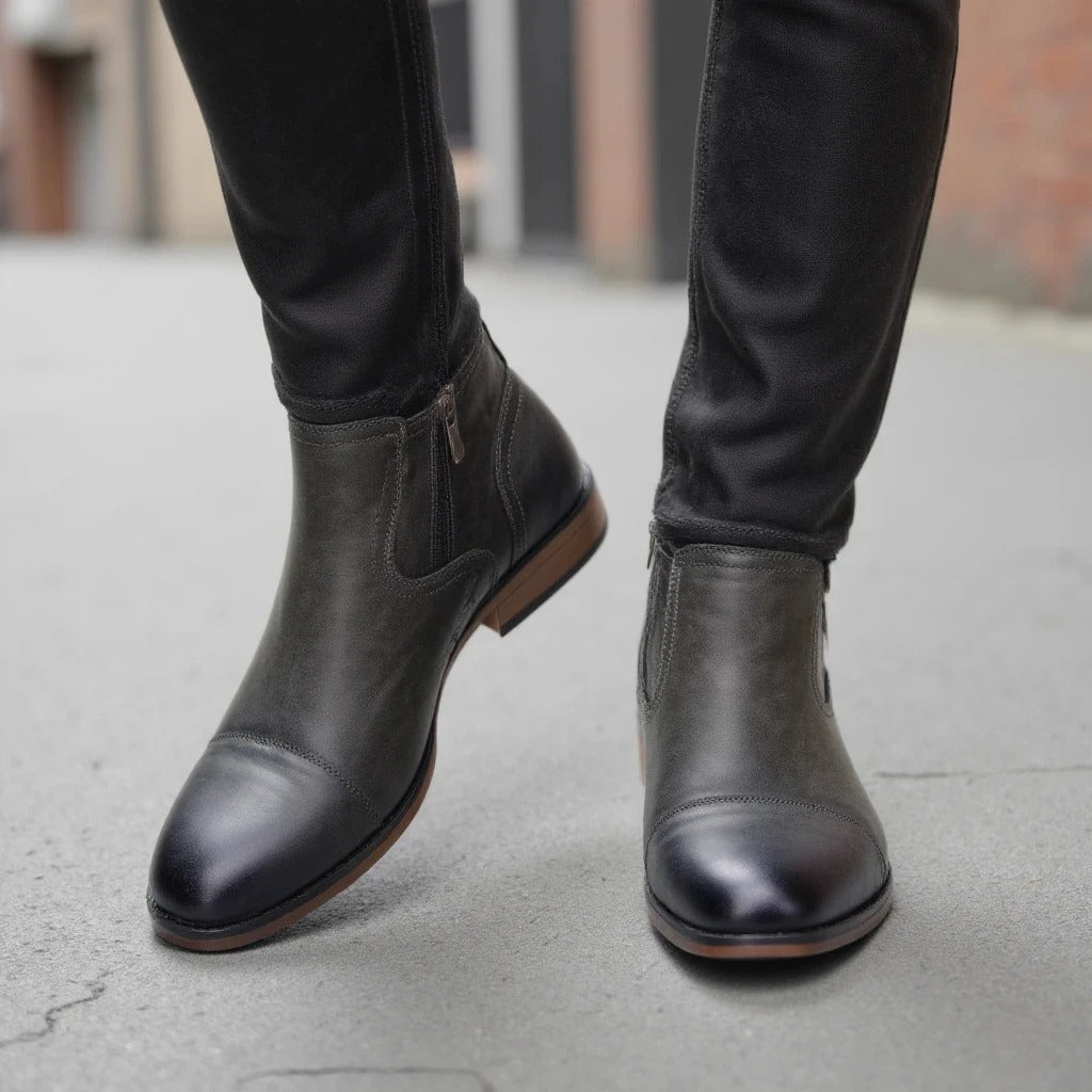 Botas Chelsea de piel