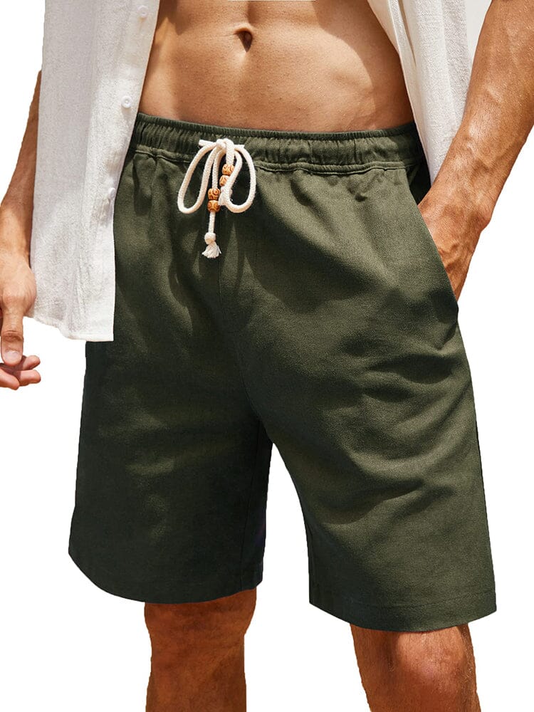Shorts casuales de lino