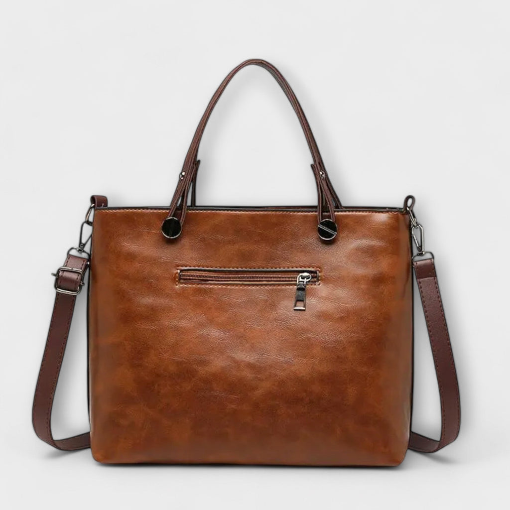 Elegante bolso de cuero