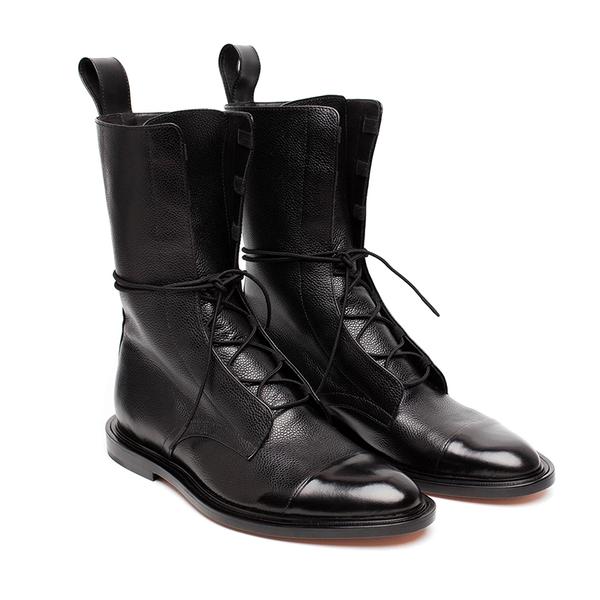 Botas elegantes de punta con tacón bloque