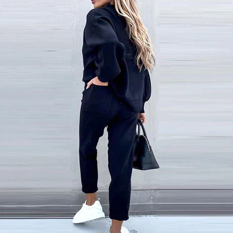 Conjunto de dos piezas suave para mujer de uso doméstico