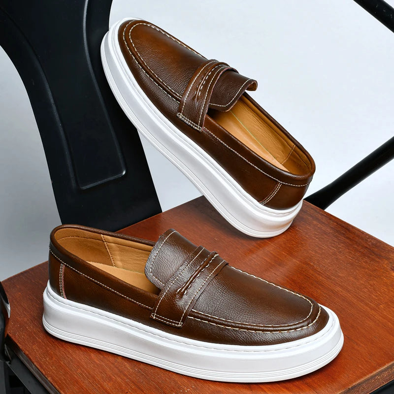 Zapatos náuticos de piel
