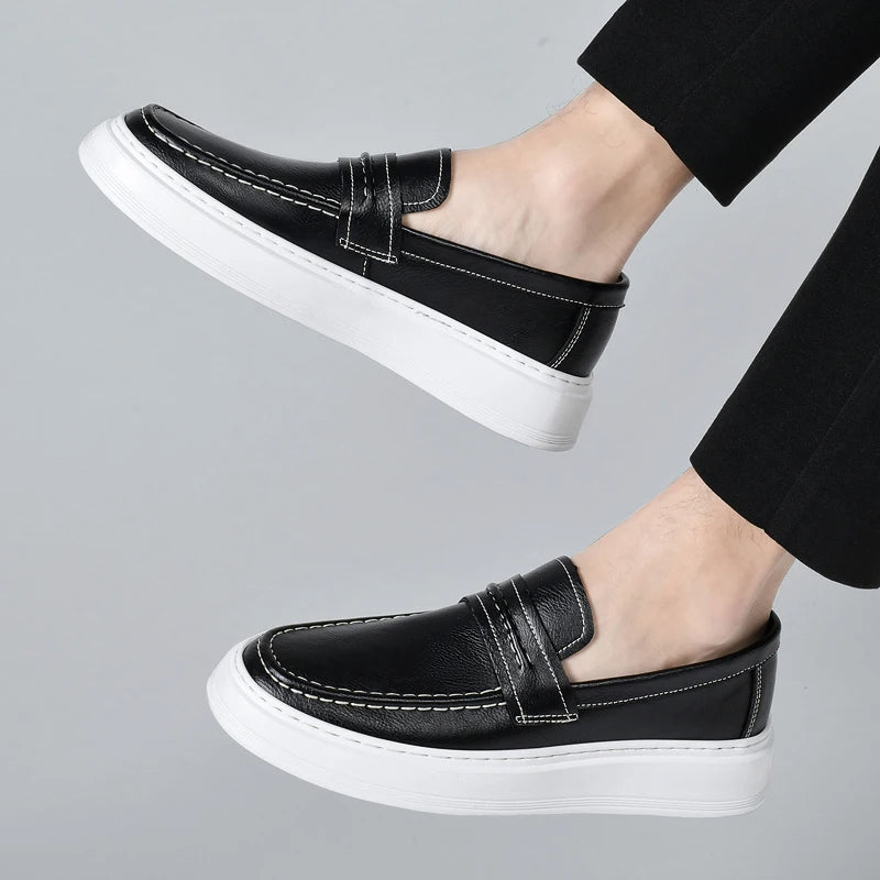 Zapatos náuticos de piel