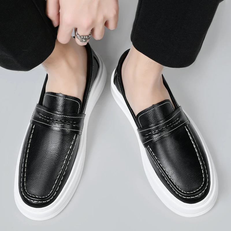 Zapatos náuticos de piel