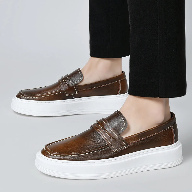 Zapatos náuticos de piel