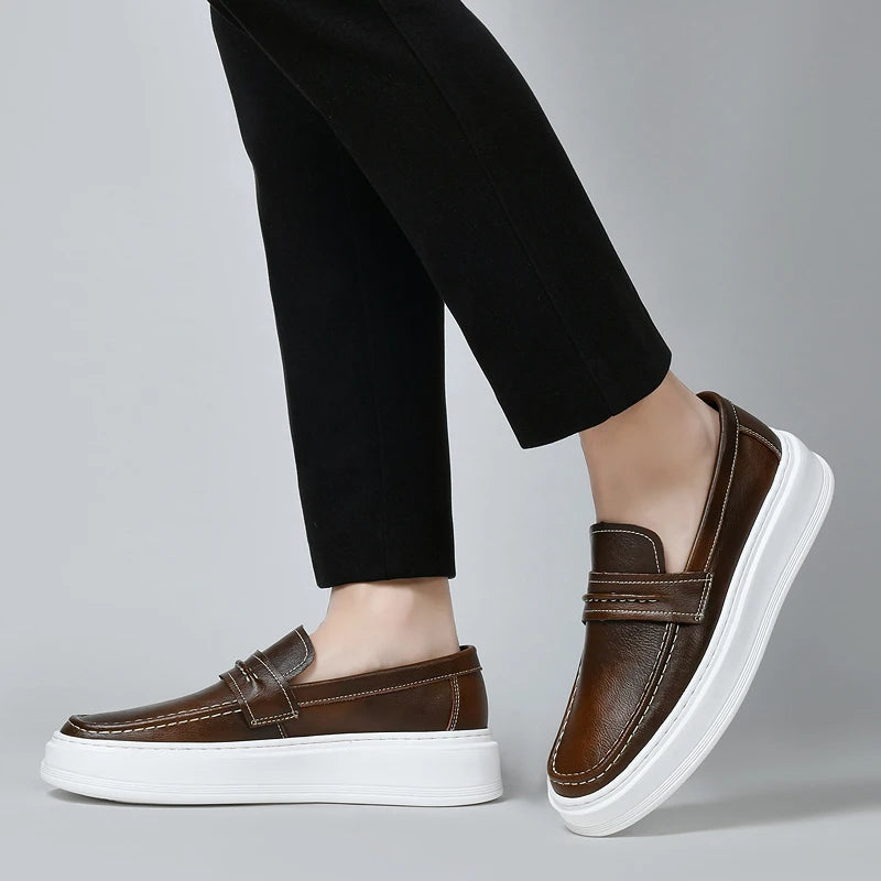Zapatos náuticos de piel