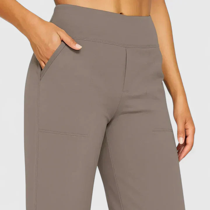 Pantalones con cintura elástica