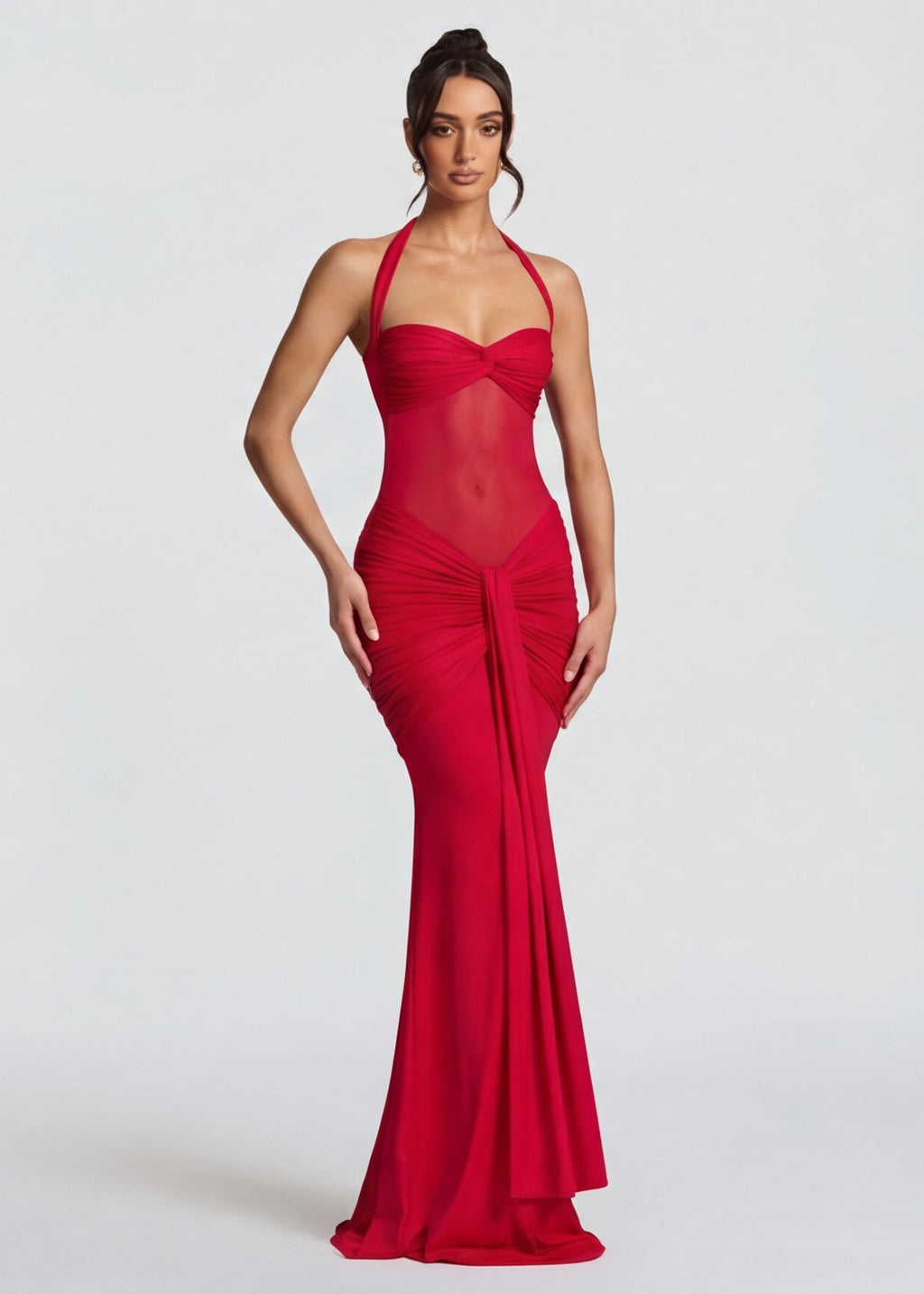 ARIA | Siren Vestido de gala con silueta de reloj de arena