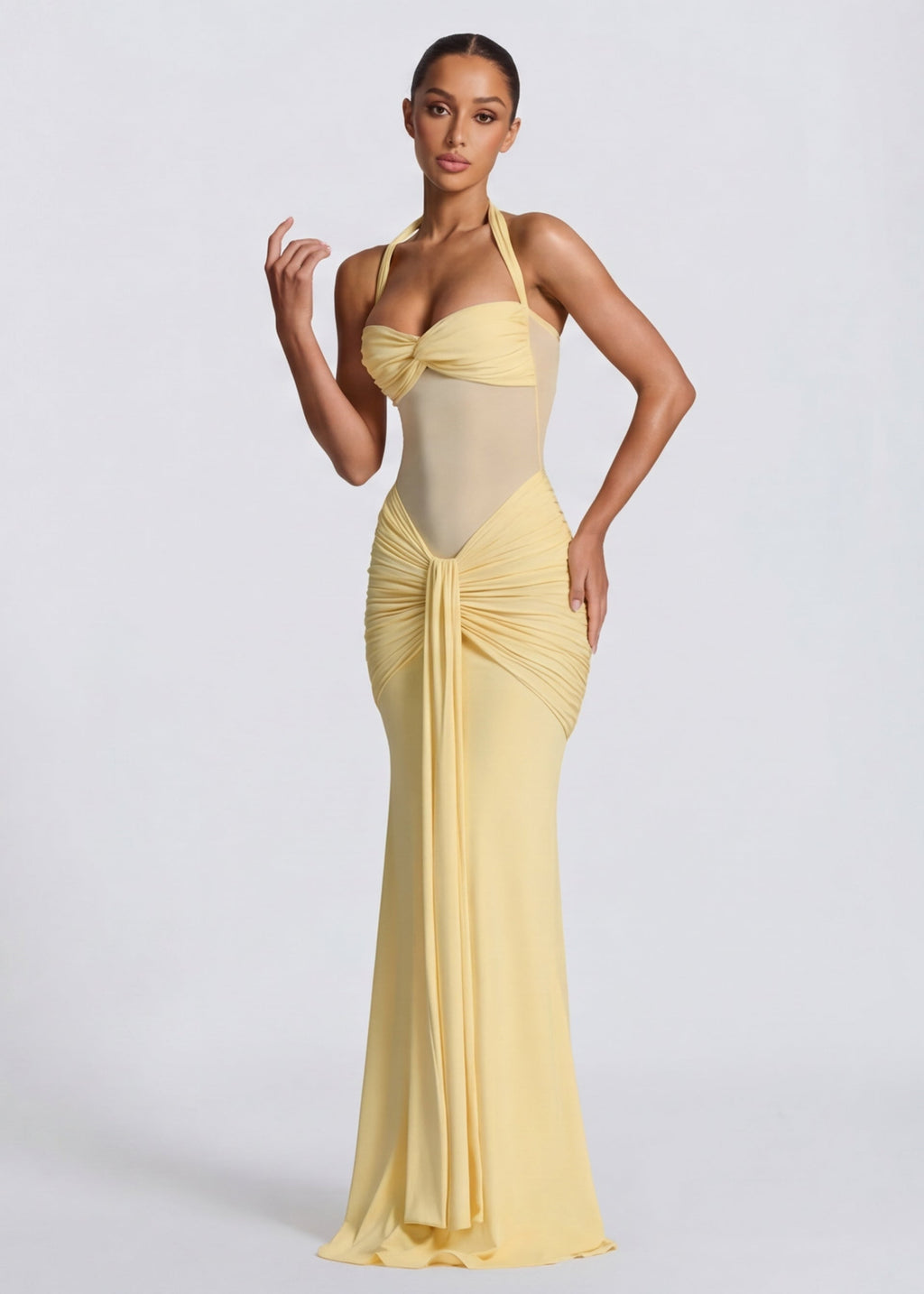 ARIA | Siren Vestido de gala con silueta de reloj de arena