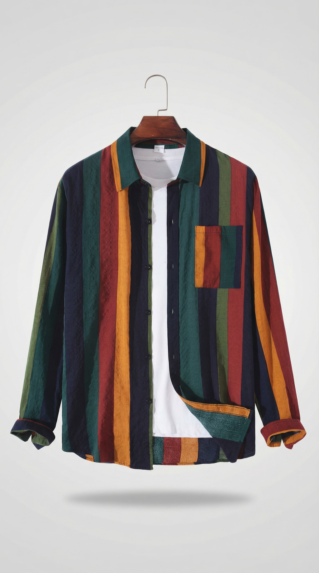 Camisa de lino de manga larga
