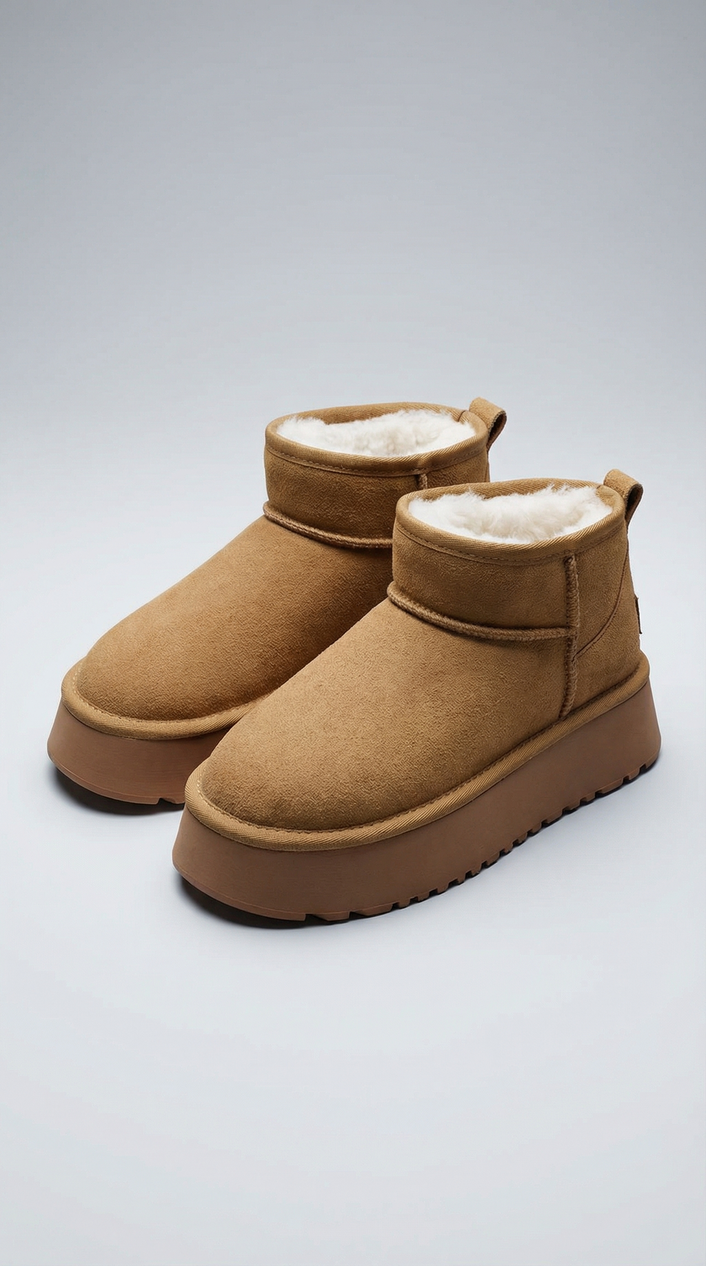 Botas con plataforma difusa