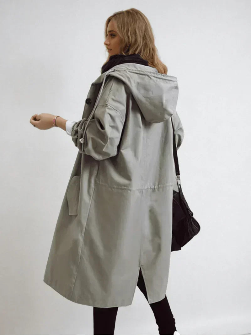 Abrigo impermeable para mujer con estilo