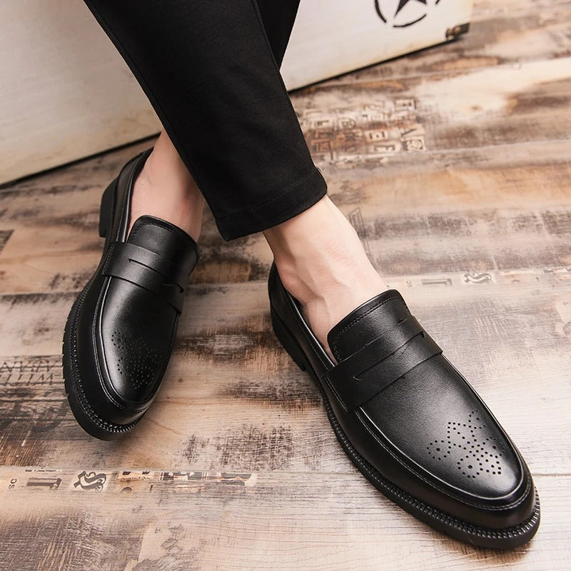 Elegantes mocasines británicos
