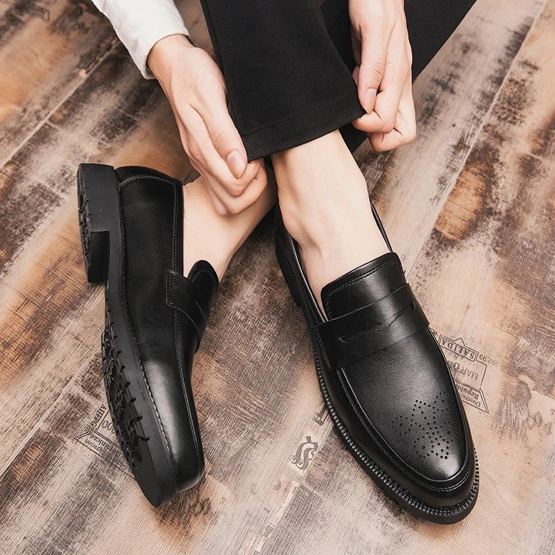 Elegantes mocasines británicos