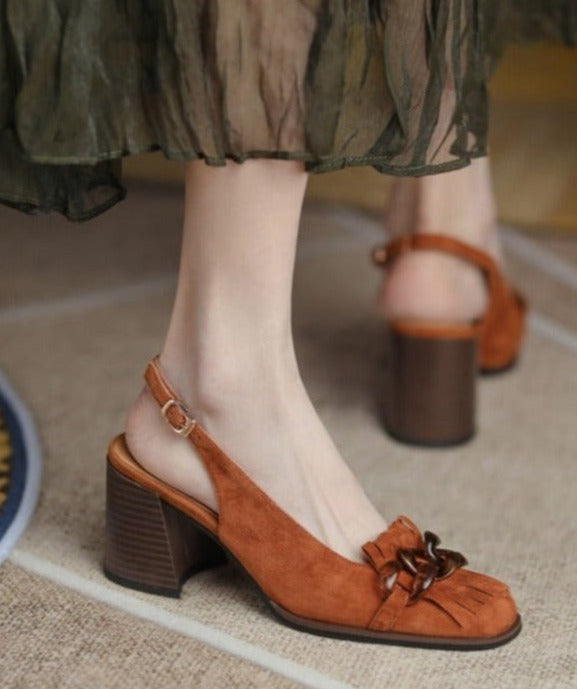 Tacones de ante Amelia