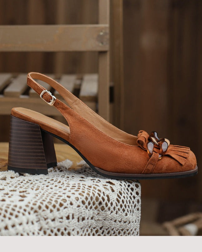 Tacones de ante Amelia