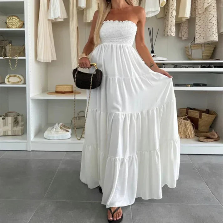 Vestido largo estilo bohemio