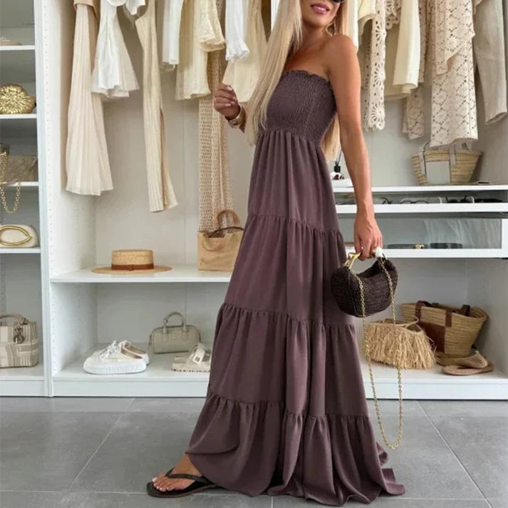 Vestido largo estilo bohemio